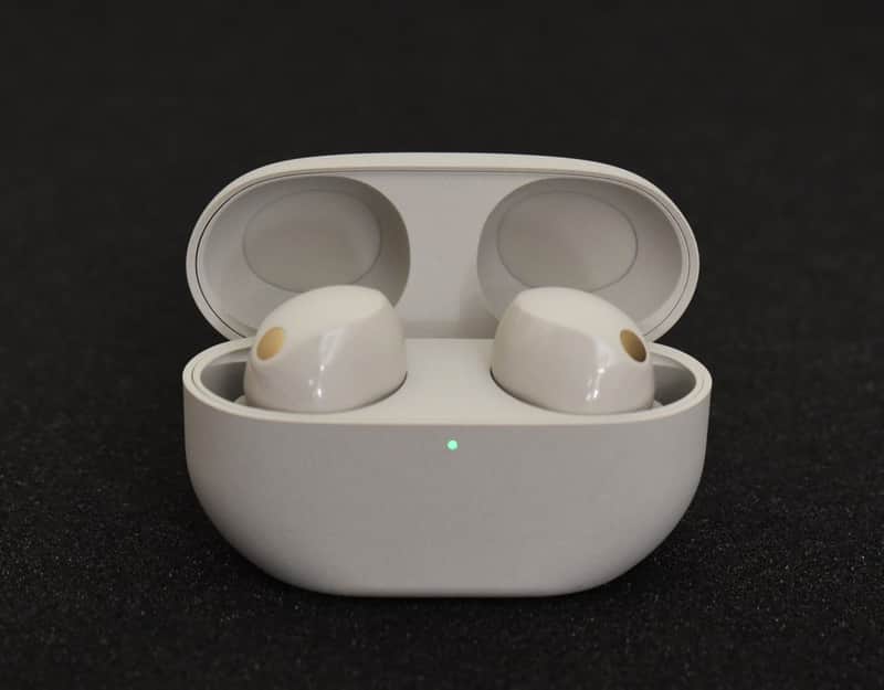 Newest Sony WF-1000XM5 Truly Wireless Bluetooth Noise Canceling Headphones - Silver image 1