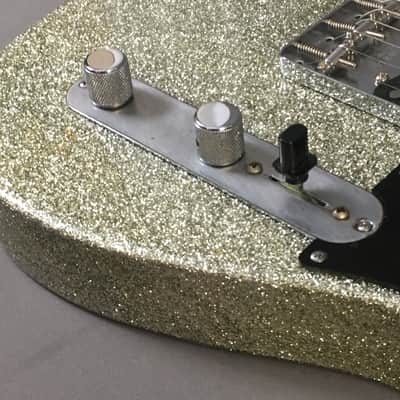 Vintage Relic Custom Silver Sparkle Nitro Lacquer Telecaster Classic NOS Tele Boutique HSC image 11