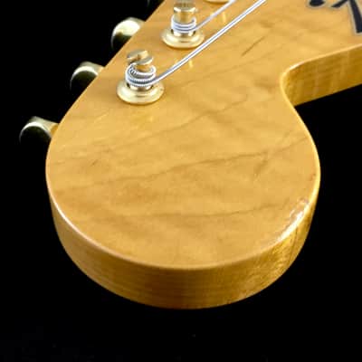 LEFTY! Custom Vintage Relic NOS Red Metallic ST72 Reverse Gold Hardware Gibson Conversion 24.75” Scale HSC image 4