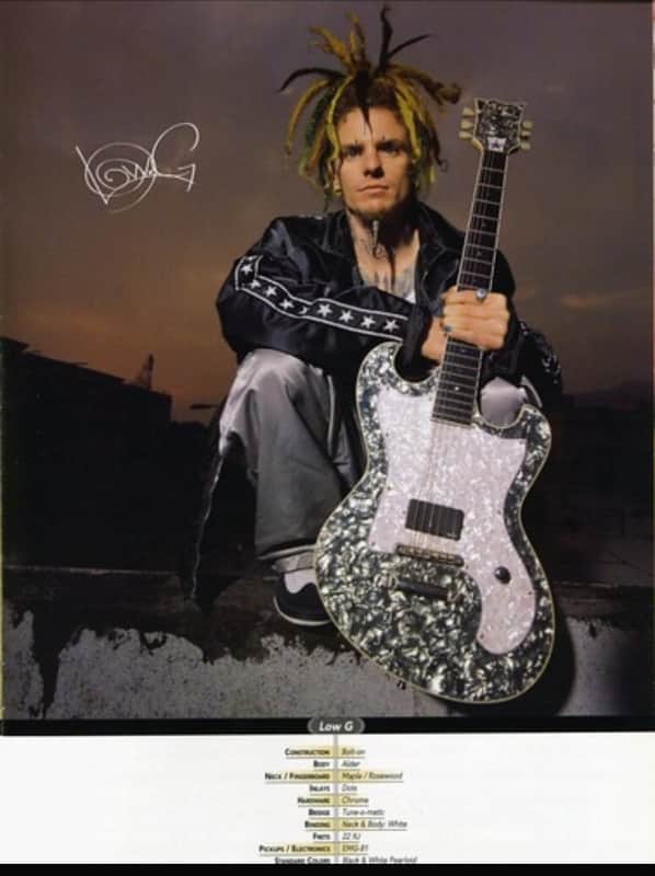 ESP Low-G Logan Mader Ultratone 1999 Green Perloid | Reverb