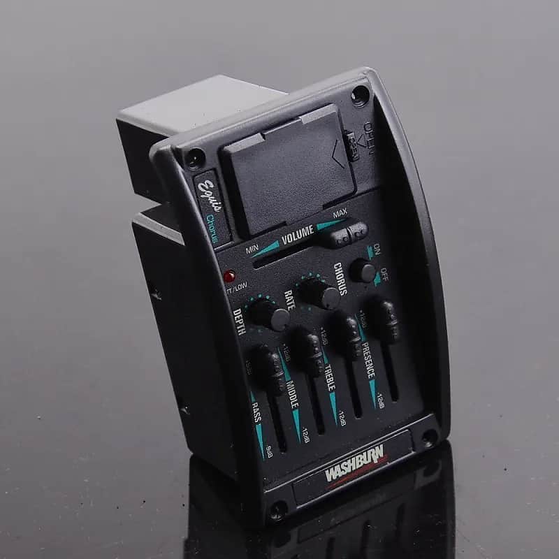 Washburn Equis Chorus Acoustic Guitar Preamp Pickup EQ Equalizer image 1