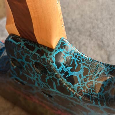 Kiesel Osiris Multiscale OM6 6-String Electric Guitar Crackle Finish USA American Fanned Frets 2020 image 21