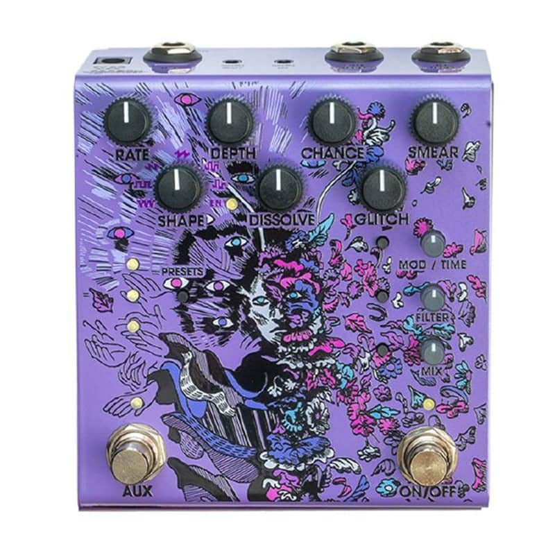 Old Blood Noise Endeavors Parting Glitch Delay/Reverb & Crushing Modulation Effects Pedal (purple)