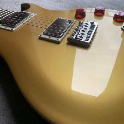 PRS SE DGT David Grissom Tremolo Signature 2023 - Present - Gold Top image 3