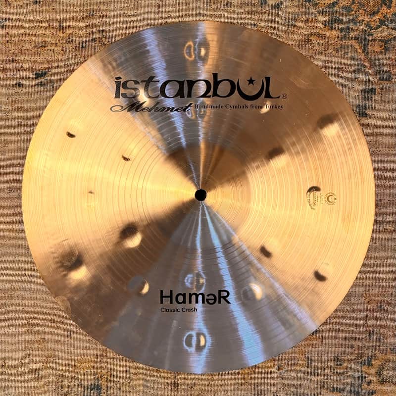 VERY DARK COMPLEX ISTANBUL Mehmet Hamer 16” CRASH 964 g PERFECT! Opens Quick Fast Decay! image 1
