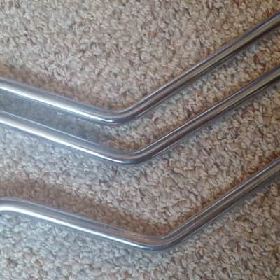 Pearl SET OF 3 Original FLOOR TOM LEG Japan VINTAGE 70s 80s  Maple Wood Fiberglass NOT COPIES image 9