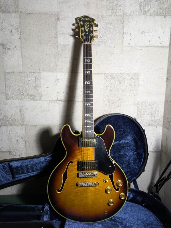 Greco SV-800 Super View ES 1979 Sun Burst OHSC image 1