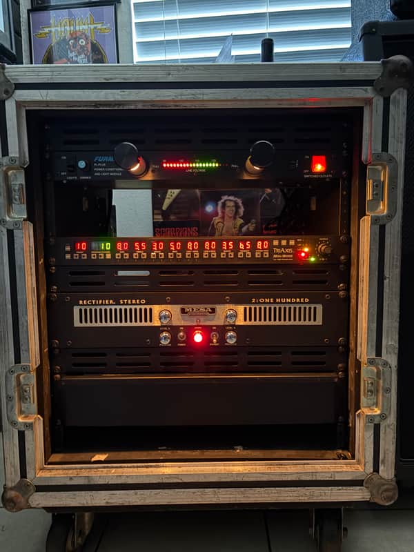 Mesa Boogie Triaxis Preamp, and Mesa 2:100 Power Amp Early 2000 - Good image 1