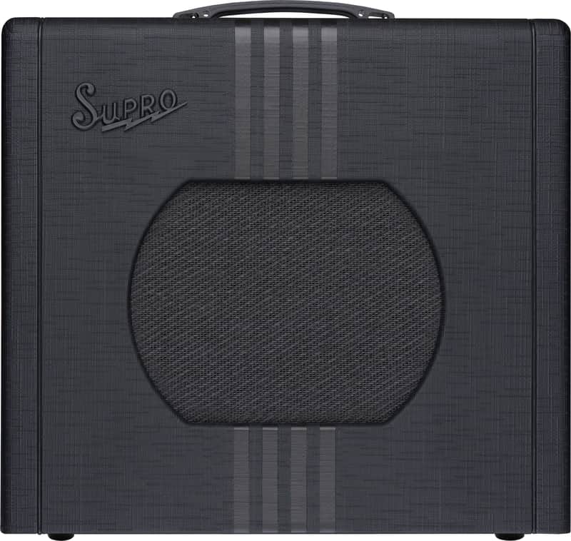 Supro 1820R Delta King 10 5-Watt 1x10" Guitar Combo 2023 - Present - Black / Black Stripes image 1