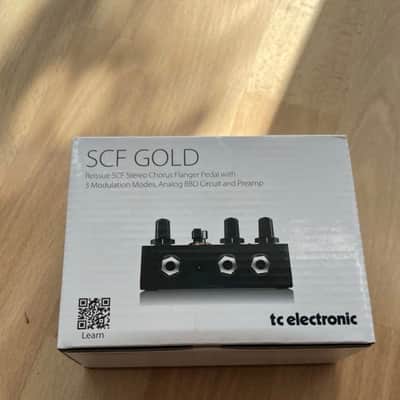TC Electronic SCF Gold Stereo Chorus + Pitch Modulator & Flanger Reissue 2022 - Present - Black image 2