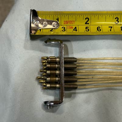 Ludwig Super Sensitive 10 Strand Gut Snares (TDG-U-296) 30's?? - chrome image 3