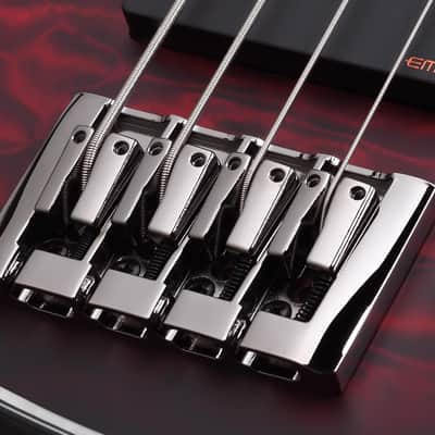 Schecter Hellraiser Extreme-4 Crimson Red Burst Satin image 5