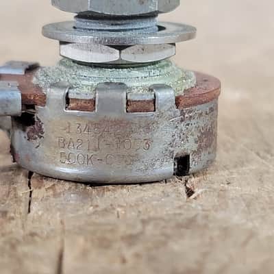 Gibson Centralab Split Shaft Potentiometer 500k 1956 1950s Les Paul ES image 2