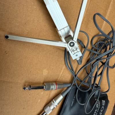 Sony Electret ECM stereo condenser microphone 949T / vintage made in Japan image 6