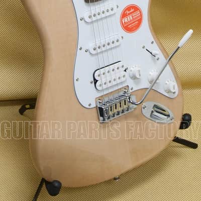 037-8100-521 Squier FSR Affinity Series™ Stratocaster® Guitar HSS, Laurel Fingerboard, White Pickguard, Natural 0378100521 image 1