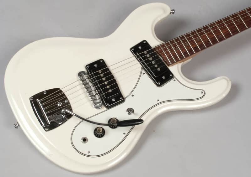 1969 Univox Hi Flier Phase II Model 1800 "Kurt Cobain" Matsumoku Japanese White! Ref. #00422 image 1