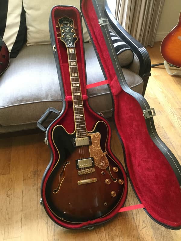 Epiphone By Gibson Sheraton 1988 Rare Headstock MIK Samick Factory