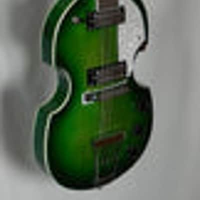Hofner HI-459-PE-GR Ignition Pro Violin Style Electric Guitar - Green image 3