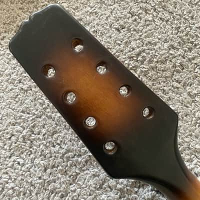 Tobacco Burst 8 String Mandolin Project, Spruce Top, Mahogany Body, Rosewood Fingerboard image 4