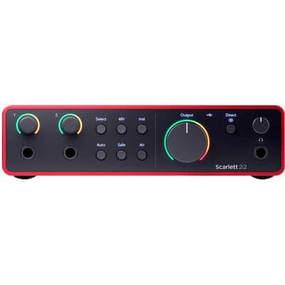 FOCUSRITE SCARLETT4-2I2 Scarlett G4 - Scarlett 2I2 4th Gen - 2 in / 2 out - USB-C image 4
