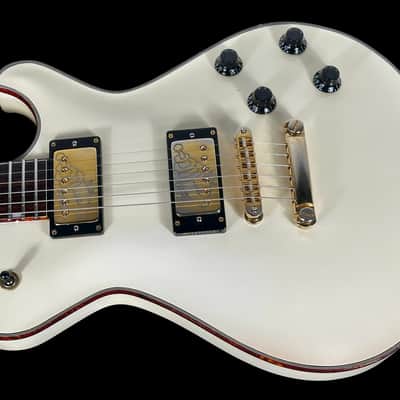 2015 Knaggs SSC II Steve Stevens Signature Singlecut ~ Creme with Tortoise Shell Binding image 2