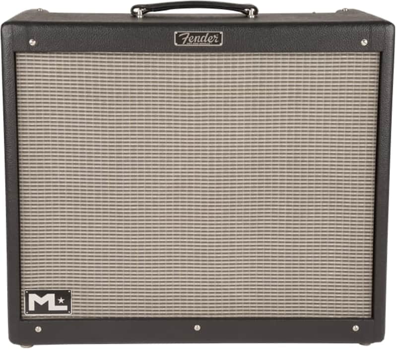 Fender Hot Rod DeVille ML 212 Guitar Combo Amplifier. Black image 1