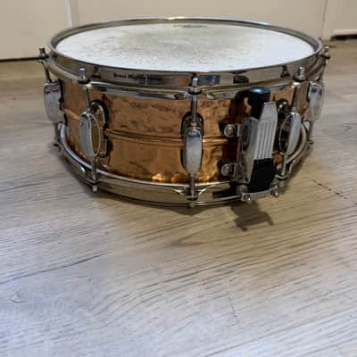 Tama Hand Hammered 14in Snare 1990 - Bronze/Brass image 1
