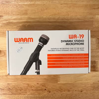 Warm Audio WA-19 Multipattern Dynamic Microphone 2024 - Present - Black image 3