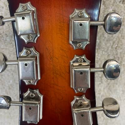 Mosrite  Ventures Model  1987-88 - Sunburst Hand Made and signed  by Semie Moseley image 7