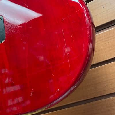 Ibanez BTB400QM-TR Standard - Transparent Red image 10