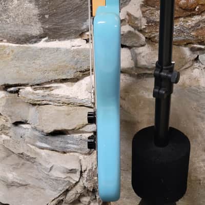 1966 Fender Musicmaster II Short Scale - Daphne Blue With Original Case image 9