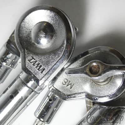 Tama 3x Cymbal Arms+Boom Rod Stand Parts Chrome Aichi Japan Tubes+Tilter Vintage image 4