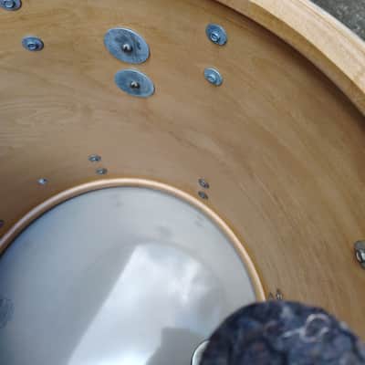 Ludwig 3 Ply 16x16 Floor Tom with Double Mufflers 1970's - Silver Sparkle image 13