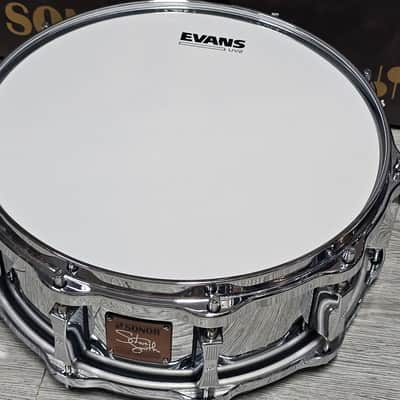 Sonor SSD 1455 STS 14"x 5.5" Steve Smith Signature 14x5.5" Cast Steel Snare With Hella Die Cast Hoops image 13