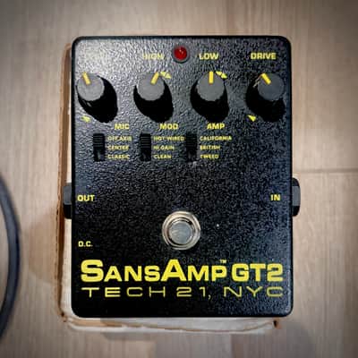 Tech 21 SansAmp GT2 Tube Amp Emulation Pedal | Reverb