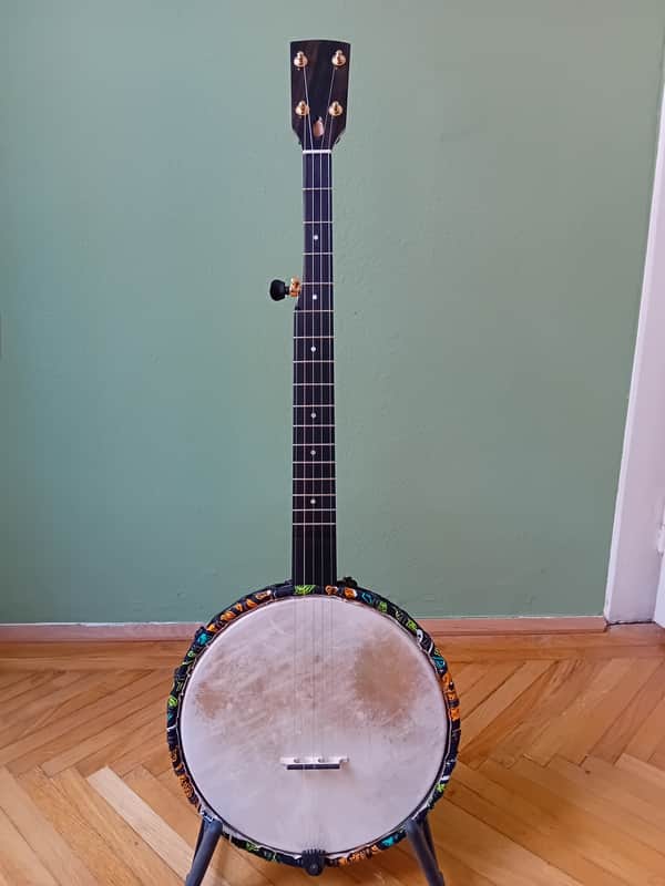 Ten Stabs "Djembala" 5-String Mahogany Banjo 2024 + Video image 1