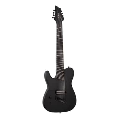 Schecter PT8MS Black Ops Lefty - Satin Black Open Pore image 2