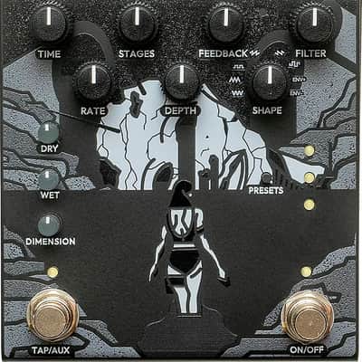 Old Blood Noise Endeavors Bathing Liminal Delay Effects Pedal, Ink image 1