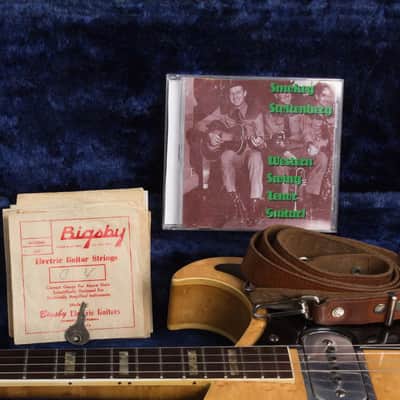 Bigsby  Electric Tenor Guitar Owned and played by Smokey Stoltenberg Electric Guitar (1949), ser. #10149, original black hard shell case. image 12