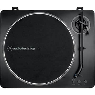 Audio-Technica AT-LP70X-BG Fully Automatic Belt-Drive Turntable w/ Record Care Bundle image 5