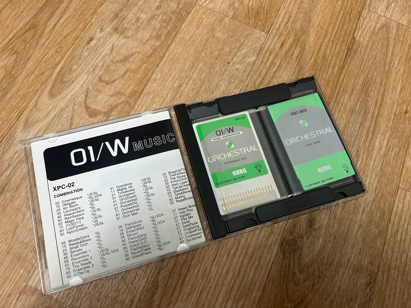 Korg 01/w / 01r/W | XSC-2S Orchestral | PCM Wavefrom + Data Card