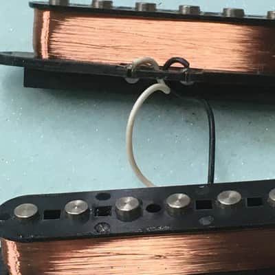1989 Fender Japan MIJ FujiGen Loaded Strat Flat Pole Pickups Full Wiring Harness image 4