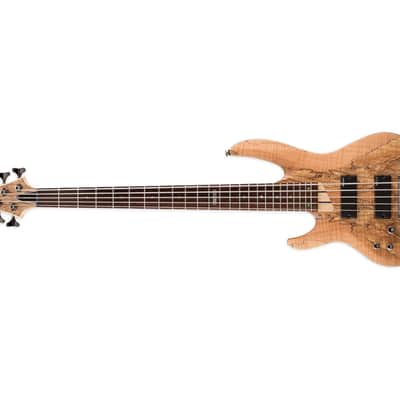 ESP LTD B-205SM Left-Handed 5-String Bass Guitar - Natural Satin- B-Stock image 4