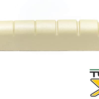 Graph Tech PQL-6010-AG TUSQ XL 1-7/16" E-to-E Gibson-Style Slotted Guitar Nut image 2