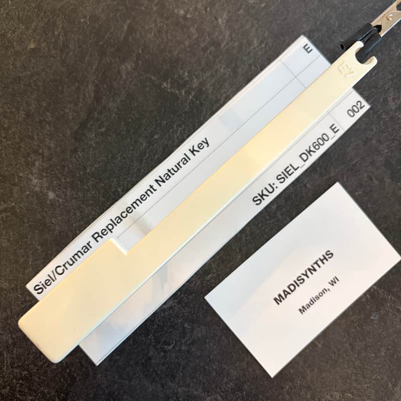 Immagine ORIGINAL Fatar Replacement E Key for Siel DK-600/Opera, DK-700, DK-80; Crumar Bit One, Bit 99 - 1