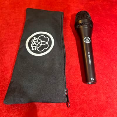 AKG P5 Perception Super Cardioid Dynamic Vocal Microphone 2010s - Black image 1