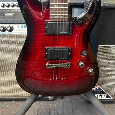 Schecter Demon-6 2018 - Present - Crimson Red Burst image 1