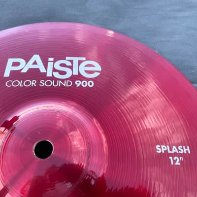 Paiste Red 12" Color Sound 900 Series Splash Cymbal image 2