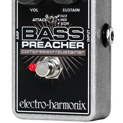 Electro-Harmonix Bass Preacher Compressor/Sustainer Pedal (BASS PREACHER) image 2