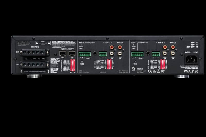 JBL VMA2120 8-Input Commercial Powered Mixer with Bluetooth image 2